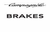 BRAKESBRAKES - Campagnolo...10 ITALIANO ITALIANO 11 • Bloccate i portapattini avvitando la vite a brugola da 5 mm o la vite Torx T25 (A - Fig. 9) alla coppia di serraggio di 8 Nm