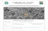 COMUNE DI LATINA · 2019. 3. 26. · quantità delle lavorazioni i prezzi unitari dedotti dalla "Tariffa dei prezzi 2012 Regione Lazio (B.U.R. Lazio n. 41 del 28 agosto 2012). Per