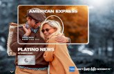 PLATINO NEWS - American Express...Platino News Platino News Platino News Clicca sul pulsante Platino News in alto a sinistra per tornare alla cover, e sull'icona Casa per tornare al