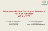 Sviluppo della Rete Oncologica Lombarda PDTA ed indicatori WP 1 e … · 2016. 2. 16. · WP 1 - ROL e valutazione dei Percorsi Diagnostico Terapeutici Assistenziali - PDTA WP 3 -