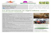La prevenzione in agricolturaconv.senaf.it/convegni/6610.pdf · 2019. 10. 8. · 10.10 La monografia, i risultati dei Piani Nazionali Agricoltura, le prospettive del nuovo piano -