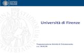 Università di Firenze - POLOTECNICO · 2019. 10. 19. · IO studio a Firenze- 9 luglio 2020 16.00-20-00 –Serata estiva dedicata alla presentazione dell’offerta formativa per