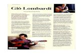 Gio Lombardi &horbar; Performer &hyphen; Composer …chitarra, visto (he la vecchia Gagliardi era ormai insuonabüe. Entrò a far parte della nostra famiglia una Eko dassiœ ma. dopo