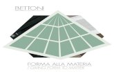 BETTONI · 2017. 3. 9. · Bettoni G. & C. dal 1978 è azienda specializzata nella produzione e progettazione di soluzioni per l’architettura in alluminio, PVC, vetro e strutture