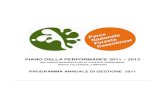 PIANO DELLA PERFORMANCE 2011 – 2013 2011.pdfParco Nazionale delle Foreste Casentinesi, Monte Falterona e Campigna Piano della Performance 2011-2013 Programma Annuale di Gestione
