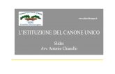 L’ISTITUZIONE DEL CANONE UNICO - Unione Province d'Italia · 2020. 12. 10. · L’ISTITUZIONEED I PRELIEVI SOSTITUITI 816. A decorrere dal 2021 il canone patrimoniale di concessione,