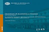 Questioni di Economia e Finanza - Banca D'Italiatratta dunque di istituzioni importanti per la politica monetaria (un esempio sono gli istituti di moneta elettronica). In Italia la