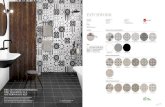 PATCHWORK - Ceramica Sant'Agostino · 2019. 4. 23. · Patchwork Black&White Mix 269 268. Tiles with moderate shade and aspect variation Piastrelle con media variazione di tono e