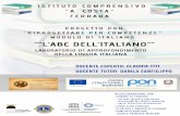 L'ABC DELL'ITALIANO. lab. di approfondimento delle lingua italiana · 2019. 6. 19. · Competenze di base 180 milioni di euro per migliorare l'italiano. la matematica. le scienze