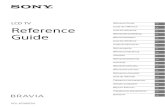 LCD TV Reference Guide · 2018. 11. 14. · PT Guida di riferimento IT Referensguide SE Referencevejledning DK Viiteopas FI ... DTS Licensing Limited and DTS, Inc. 2012. The Bluetooth®
