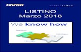 LISTINO 2018 LISTINO Marzo 2018 - Fibran ITarearis.fibran.it/files/media/listino2018_v1.pdf · 2018. 1. 31. · LISTINO 2018 FIBRAN S.p.A. - Via Fiasella 5/11 - 16121 GENOVA Ital