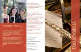 TRIO SENSIBILIA - WordPress.com · 2016. 5. 22. · Musica da Camera e Orchestra Giovanile Italiana, col Trio di Trieste presso la Scuola di Musica di Fiesole. Si diploma nel 1994