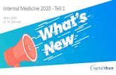 Internal Medicine 2020 - Teil 1...Internal Medicine 2020 - Teil 1 08.01.2020 Dr. Th. Zehnder. Spital STS AG Thun • What’sNew •Dr. Th. Zehnder •Medizinische Klinik Programm