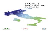 I NUMERI DEL CANCRO IN ITALIA 2020...– in Italia nel 2020 saranno diagnosticati 382.670 nuovi casi di tumore, un numero del 2% superiore alla presente proiezione AIRTUM. Si tratta,