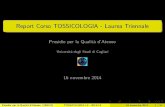 Report Corso TOSSICOLOGIA - Laurea Triennale...Presidio per la Qualit a d’Ateneo (UNICA) TOSSICOLOGIA L3 - 2013/14 16 novembre 2014 39 / 51 Attivit a didattiche svolte per anno accademico