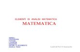ELEMENTI DI ANALISI MATEMATICA ... ELEMENTI DI ANALISI MATEMATICA - SIMBOLI - PROPORZIONI - POTENZE