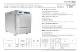 TAVOLI ABBATTITORI-CONGELATORI RAPIDI MODELLO BLAST … · 2020. 6. 3. · 4 First, quality. Refrigeration Foodservice Equipment Selection - III CoMBi 4 Gn G Upper compartment: Temperature