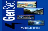 WELDING - Luber · GenSet, through its sales network, is present in 1200 sales outlets in ltaly and in over 60 countries worldwide. There are two production lines: + DC engine driven