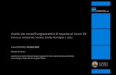 Analisi dei modelli organizzativi di risposta al Covid-19 · 2020. 4. 3. · Analisi dei modelli organizzativi di risposta al Covid-19 Focus su Lombardia, Veneto, Emilia-Romagna e