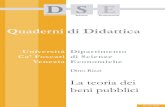 Modello Quaderni di Didattica DSE...I Quaderni di Didattica sono pubblicati a cura del Dipartimento di Scienze Economiche dell’Università di Venezia. I lavori riflettono esclusivamente