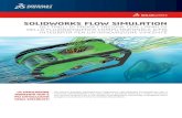 SOLIDWORKS FLOW SIMULATIONSOLIDWORKS Flow Simulation, possono prevedere i campi di flusso, i processi di miscelamento e la trasmissione di calore, e determinare la caduta di pressione,