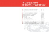 catalogo INOX part1Tubi gas acciaio Raccordi scanalati Tubi bollitori Tubi per allacci Tubi saldati da pozzo Tubi API per oleogasdotti p.66 p. 3 p. 4 p. 8 p.10 p.17 p.18 p.19 p.30