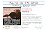 Aurelia Priotto - Metodo Rosen · 2017. 1. 21. · Aurelia Priotto: ha seguito gli studi del Metodo Rosen presso il Rosen Institute di Berkeley, California, conseguendo la certi-