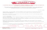 SAPA Group: the One-shot Company - Componenti Auto · Web viewSede Legale Via Vittoria Colonna, 14 80121 Napoli ITALIA Sede Amministrativa Via Appia Est, 1 82011 Arpaia (Bn) ITALIA