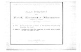 DEL Prof. Ernesto Manasse · 2020. 12. 3. · LABORATORIO DI MINERALOGIA DEL R. ISTITUTO DI STUDI SUPERo DI FIRENZE ALLA MEMORIA DEL Prof. Ernesto Manasse (l875 - 1922) E. GRILL .