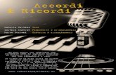 Accordi & Ricordi & Ricordi - Roberta e Lorenza · 2011. 5. 28. · Accordi & Ricordi & Ricordi Un'idea nuova che coinvolge uno strumento come la chitarra acustica in supporto alle
