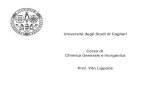 Università degli Studi di Cagliari Corso di Chimica Generale e ...2020/10/01  · Chimica Generale e Inorganica Prof. Vito Lippolis ISBN: 9788879476539 Materia Tutto ciò che occupa