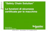 “Safety Chain Solution Le funzioni di sicurezza ......Safety Chain Solution, La Guida Applicativa Sicurezza Macchine ed Easy Safe Calculator gli strumenti necessari per rispondere