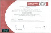 Stelaj.md · 2018. 1. 23. · BUREAU VERITAS Certification 7828 Certificato di Conformità Rilasciato a LA FORTEZZA SPA E Viale J.F. Kennedy, 204 - 50038 SCARPERIA - Fl SITO OPERATIVO