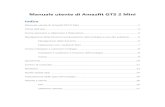 Manuale utente di Amazfit GTS 2 Mini...2021/02/24  · Navigazione delle funzioni sul quadrante dell'orologio e uso del pulsante Amazfit GTS 2 Mini è dotato di schermo tattile TFT