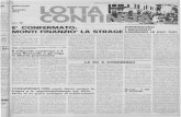 Lire 50 E' CONFERMATO: MONTI FINANZIO'· LA STRAGE1973/06/06  · Accertata l'autenticità di una lettera che nel 1969 sollecitava il petroliere per il versamento di 18 milioni a Pino