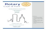 Annata Rotariana 2015-2016 - Rotary Club Forlirito, Luca Bosi, le ricette di ogni piatto sono state illu-strate nei loro abbinamenti, tutti rispettosi della genuini-tà e della componente