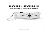 2WIN / 2WIN-S - Adaptica...2020/06/02  · possono influenzare le apparecchiature mediche elettriche: qualsiasi apparecchiatura di comunicazione RF deve essere utilizzata a non più