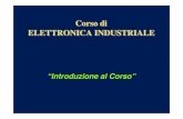 CorsoCorso didi Corso di ELETTRONICA INDUSTRIALEpel/Elettronica_Industriale... · 2008. 1. 28. · Sostituzione dei sistemi meccanici ed idraulici con sistemi elettrici ed elettronici
