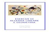 ESERCIZI DI ALGEBRA LINEARE E GEOMETRIAphoto.goodreads.com/documents/1331319527books/13518385.pdf · 2012. 3. 9. · Capitolo 1 Algebra Lineare 3 Soluzione. I vettori u 1 e u 2 sono