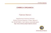 CHIMICA ... Chimica Organica CHIMICA ORGANICA Fabrizio Mancin Dipartimento di Scienze Chimiche Edificio