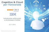 Cognitive & Cloud per l’Università - Fondazione CRUI · 2019. 11. 25. · Migrate Application Set Refactor 28-35 7-9 Migrate Application Replatform 42-63 12-15 Cloud Application