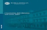 L’economia dell'Abruzzo nell’anno 2007 - Banca D'Italia · Il finanziamento dell’economia 34 La raccolta bancaria e la gestione del risparmio 41 La struttura del sistema finanziario