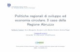Politiche regionali di sviluppo ed economia circolare. Il caso della Regione Abruzzo · 2019. 12. 10. · Politiche regionali di sviluppo ed economia circolare. Il caso della Regione