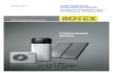 Listino prezzi ROTEX. - Convienesempre.itROTEX. Aprile 2013 ROTEX è il marchio della Divisione Riscaldamento di. ... A1 33. Accumulatori di calore Sanicube e HybridCube 37. ... Daikin