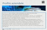 Profilo aziendale ITE 2017_03.pdf · 2020. 11. 20. · MA5600T della società HUAWEI TECHNOLOGIES ITALIA S.r.l. • Installazione e collaudo apparati 7302 ISAM della società NOKIA