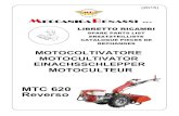 MTC 620 Reverso - Benassi MTC 620... · 2016. 9. 14. · Via Statale n°325 – Tel. +39 0532/848193 email: info@benassi.it ricambi@benassi.it a)Engine model b)Serial number of the