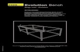 Evolution Bench - Keencut - The world's finest cutting machines...Posizionare la seconda estrusione dell'estremità del banco e stringere entrambe le viti. 9. Posizionare le tre travi