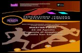 Federazione Italiana di Atletica Leggeracalendario.fidal.it/files/offerte alberghiere Master.pdfna di riferimento dell'Amiata, attualmente gestita dalla UISP di Siena. La struttura