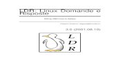LDR: Linux Domande e Risposte · 2015. 10. 22. · LDR: Linux Domande e Risposte FAQ su GNU/Linux in italiano Gaetano Paolone  3.0 (2001.08.10)