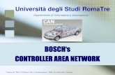 BOSCHâ€کs CONTROLLER AREA NETWORK Introduzione Il protocollo CAN (controller area network) أ¨ un bus
